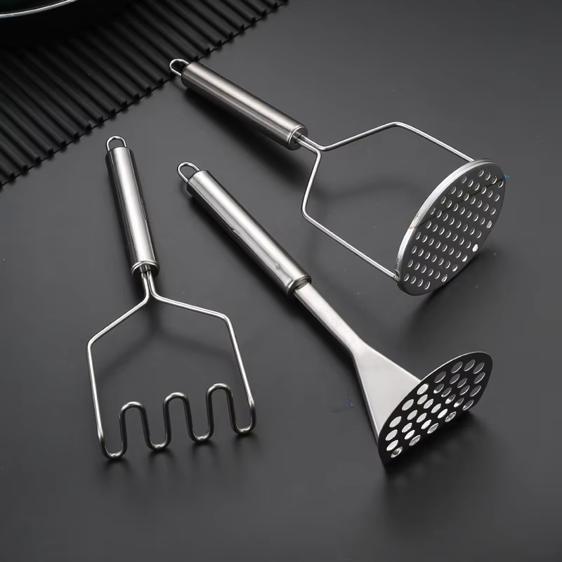 Stainless Steel Potato Masher  - Kitchen Gadgets Kids บทวิจารณ์และราคา