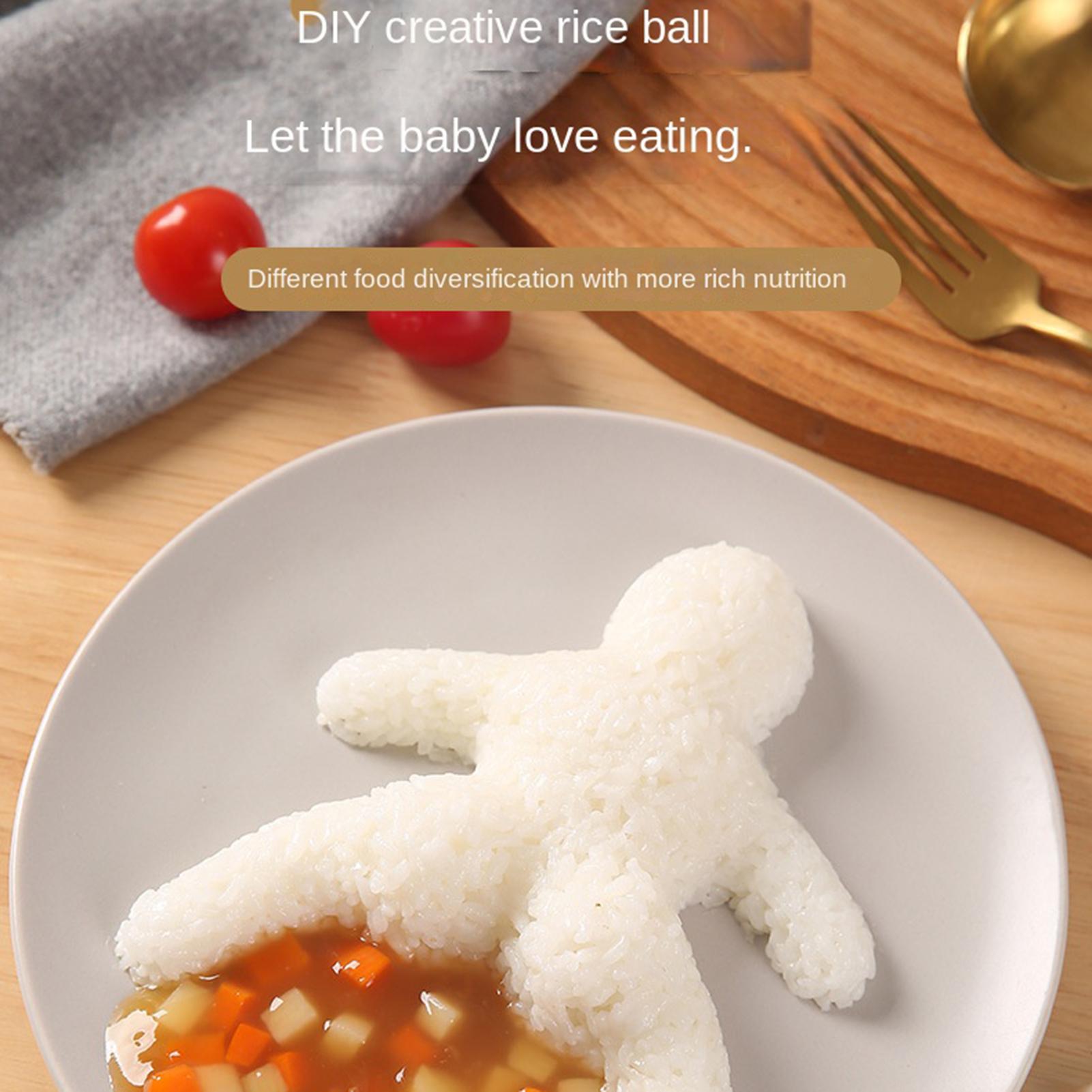 Cute Mini Rice Ball Maker Mold - Kitchen Gadgets Kids บทวิจารณ์และราคา