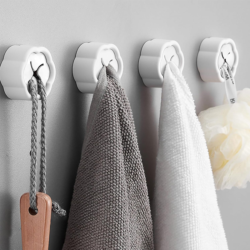 6PCS Self Adhesive Towel Holde - Kitchen Gadgets Organizer บทวิจารณ์และราคา