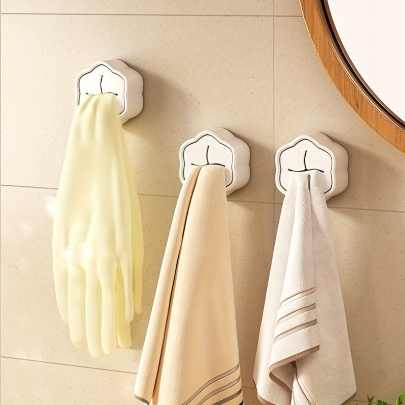 6PCS Self Adhesive Towel Holde - Kitchen Gadgets Organizer บทวิจารณ์และราคา