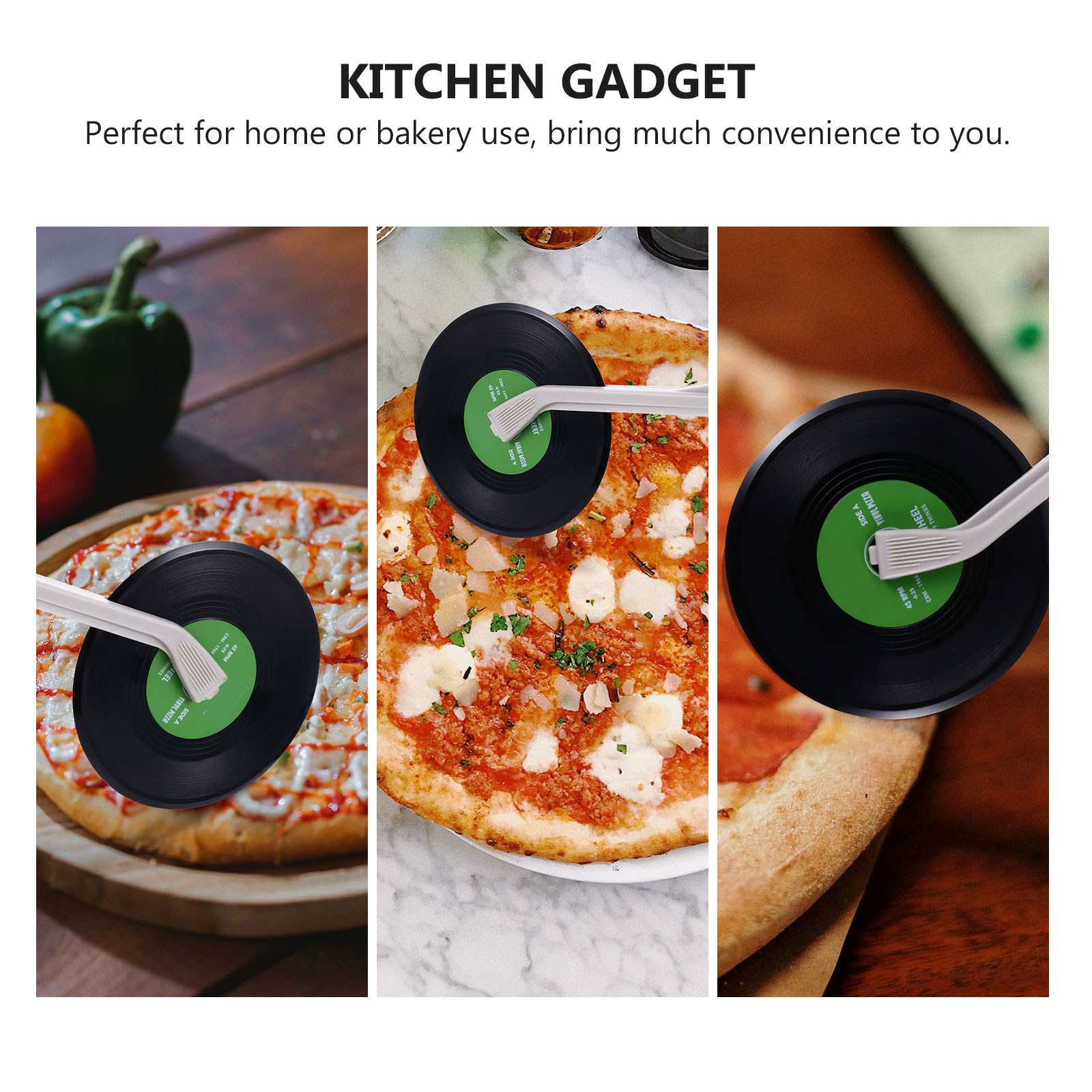 1Pcs Pizza Cutter Silicone Pla - Kitchen Gadgets Vintage บทวิจารณ์และราคา