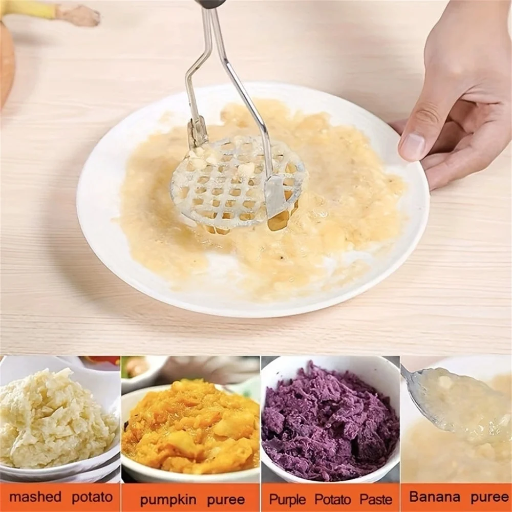 Stainless Steel Potato Masher  - Kitchen Gadgets Kids บทวิจารณ์และราคา