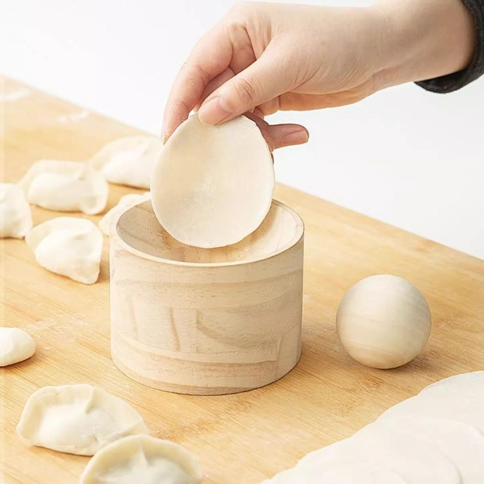 Wooden Dumpling Skin Press Mak - Kitchen Gadgets Dumpling Maker บทวิจารณ์และราคา